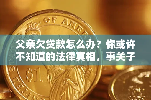 北京父亲欠贷款怎么办？你或许不知道的法律真相，事关子女未来