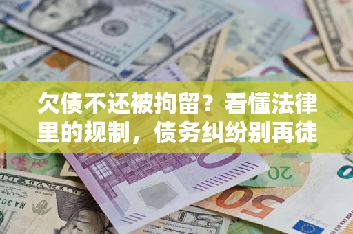 北京欠债不还被拘留？看懂法律里的规制，债务纠纷别再徒劳奔波