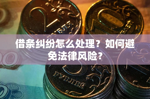 北京借条纠纷怎么处理？如何避免法律风险？